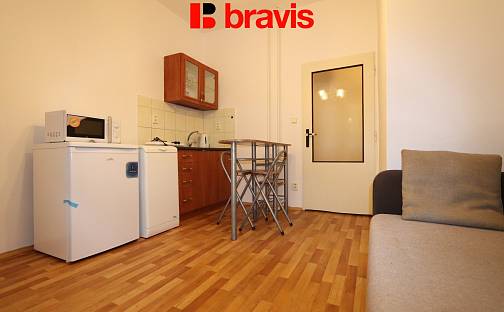 Pronájem bytu 1+kk 22 m², Úvoz, Brno - Veveří