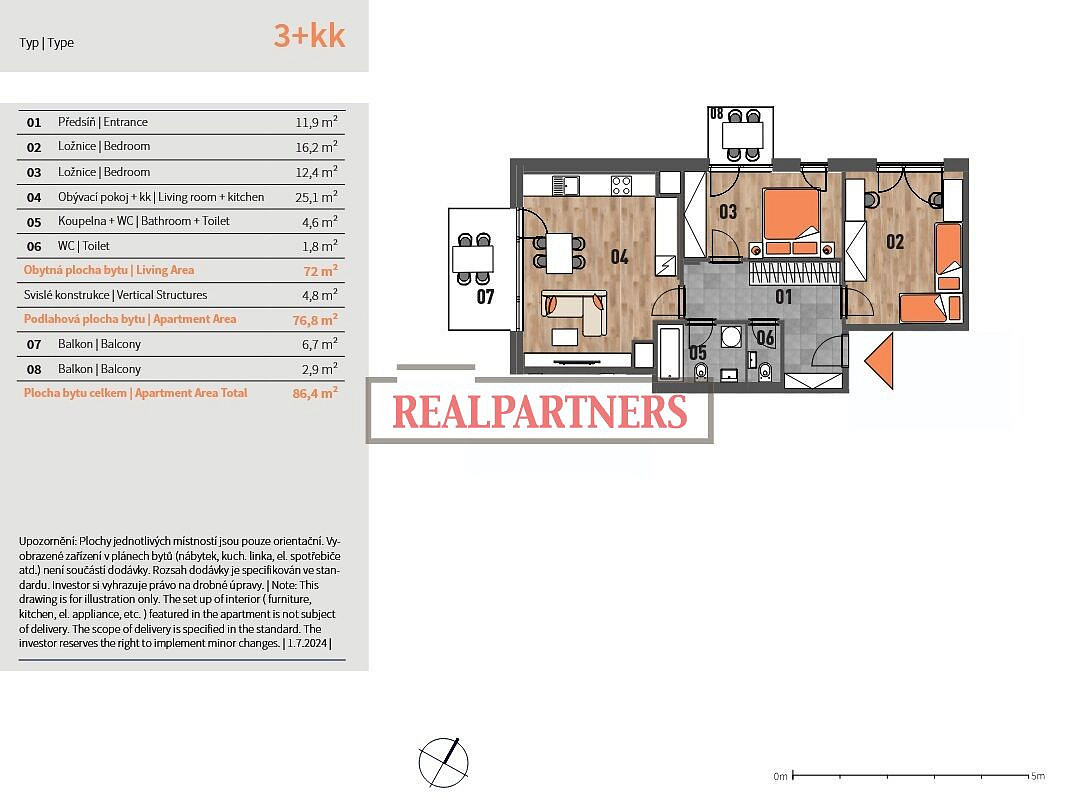 Prodej bytu 3+kk 86 m² – fotografie 2
