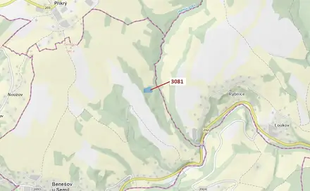 Dražba lesa 6 213 m², Benešov u Semil