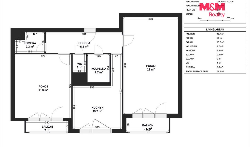 Prodej bytu 2+1 63 m², Poděbrady – náhled fotky 14