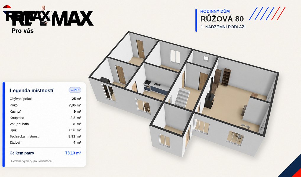 Prodej domu 110 m² s pozemkem 3 029 m², Růžová – náhled fotky 16