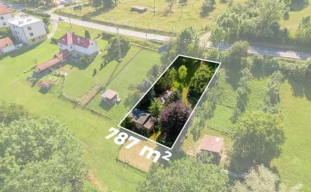 Prodej zahrady 787 m², Luhačovice, okres Zlín