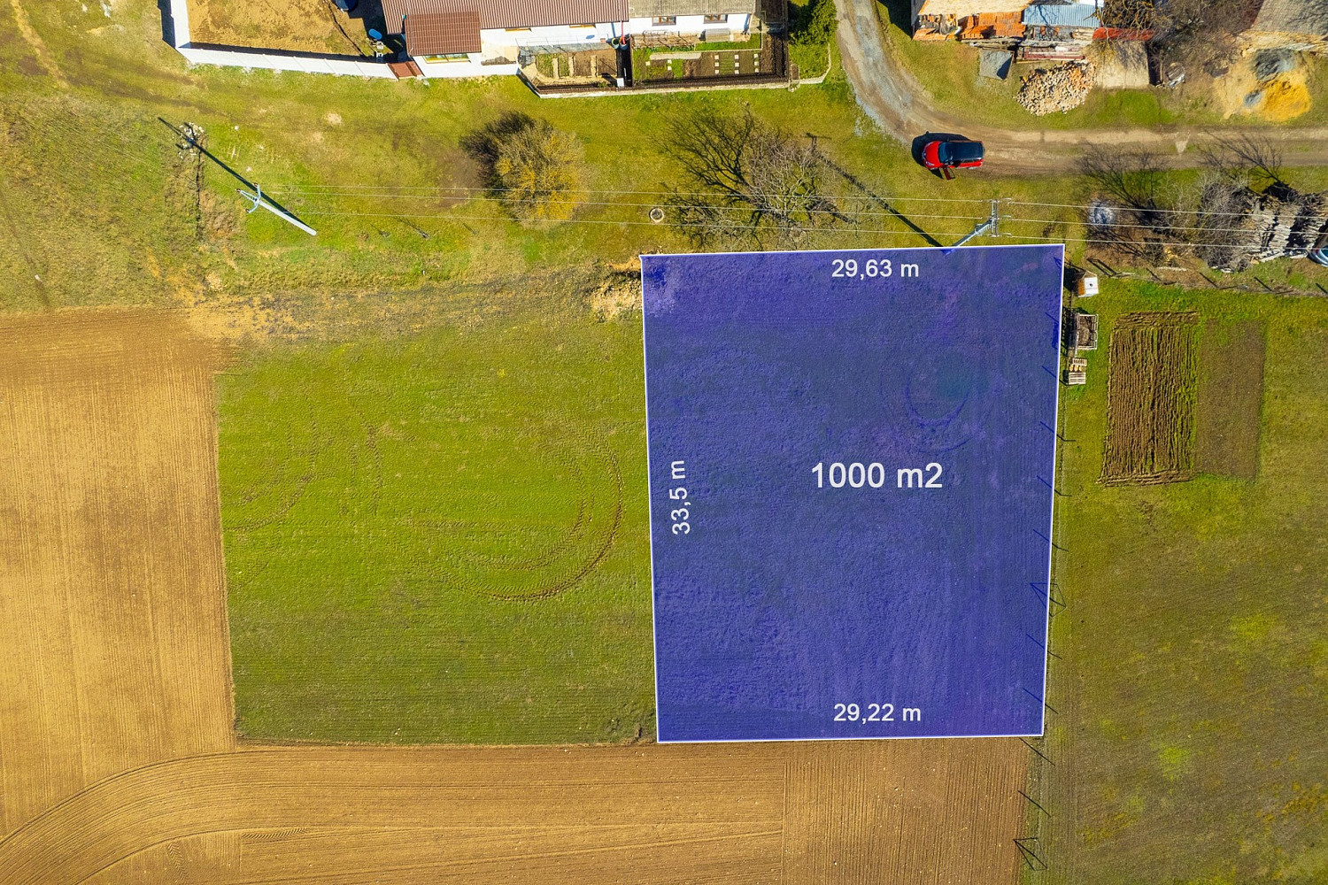 Prodej stavebního pozemku 1 000 m²