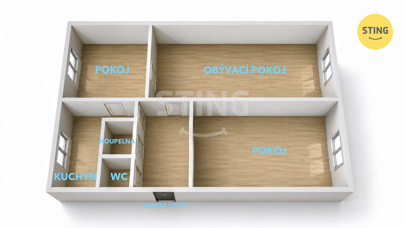 Prodej bytu 3+1 82 m² – fotografie 3