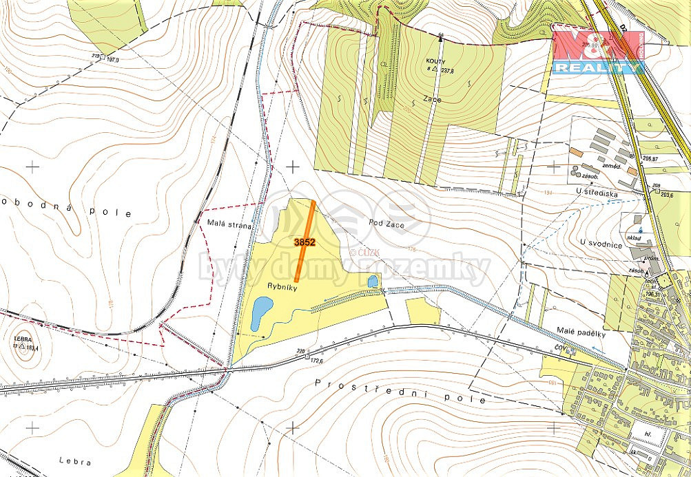Prodej pole 3 419 m² – fotografie 2