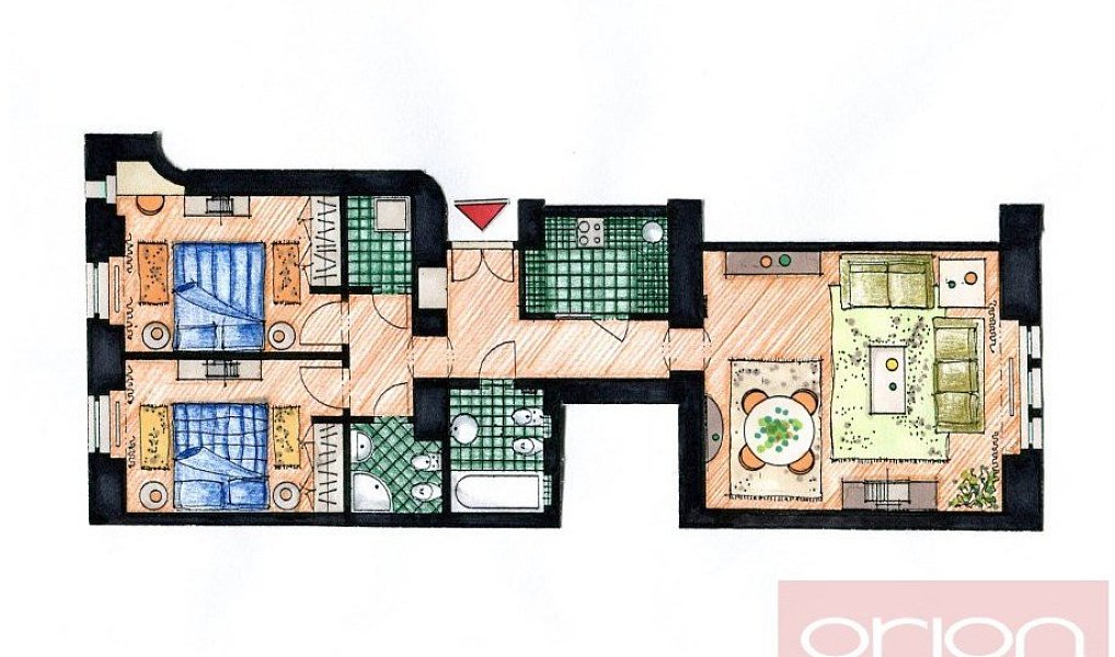 Pronájem bytu 3+1 80 m², Praha – náhled fotky 4