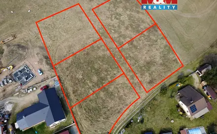 Prodej stavebního pozemku 4 449 m², Mokrovraty, okres Příbram