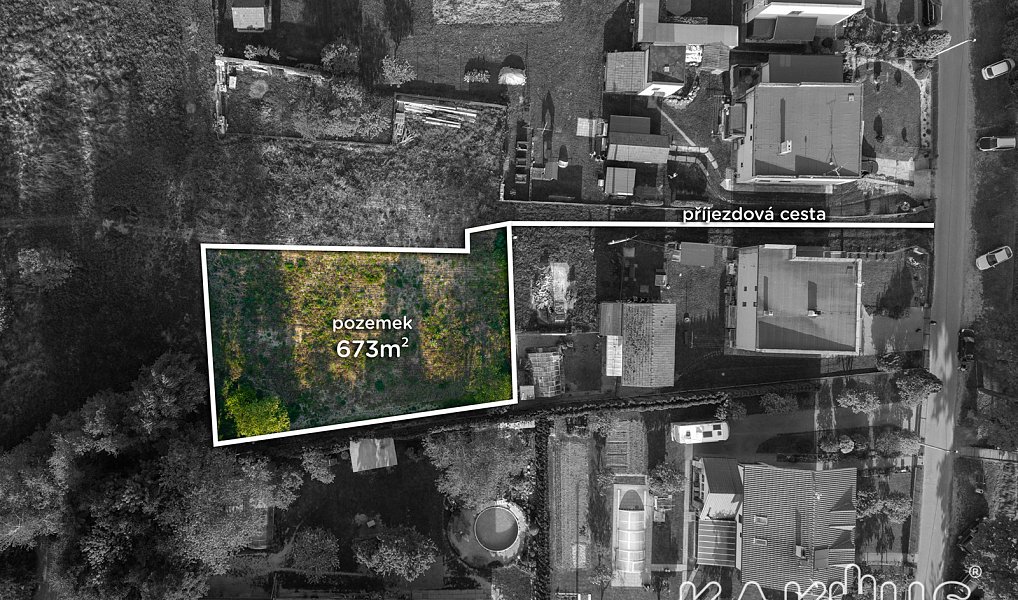 Prodej stavebního pozemku 800 m², Velké Albrechtice – náhled fotky 3