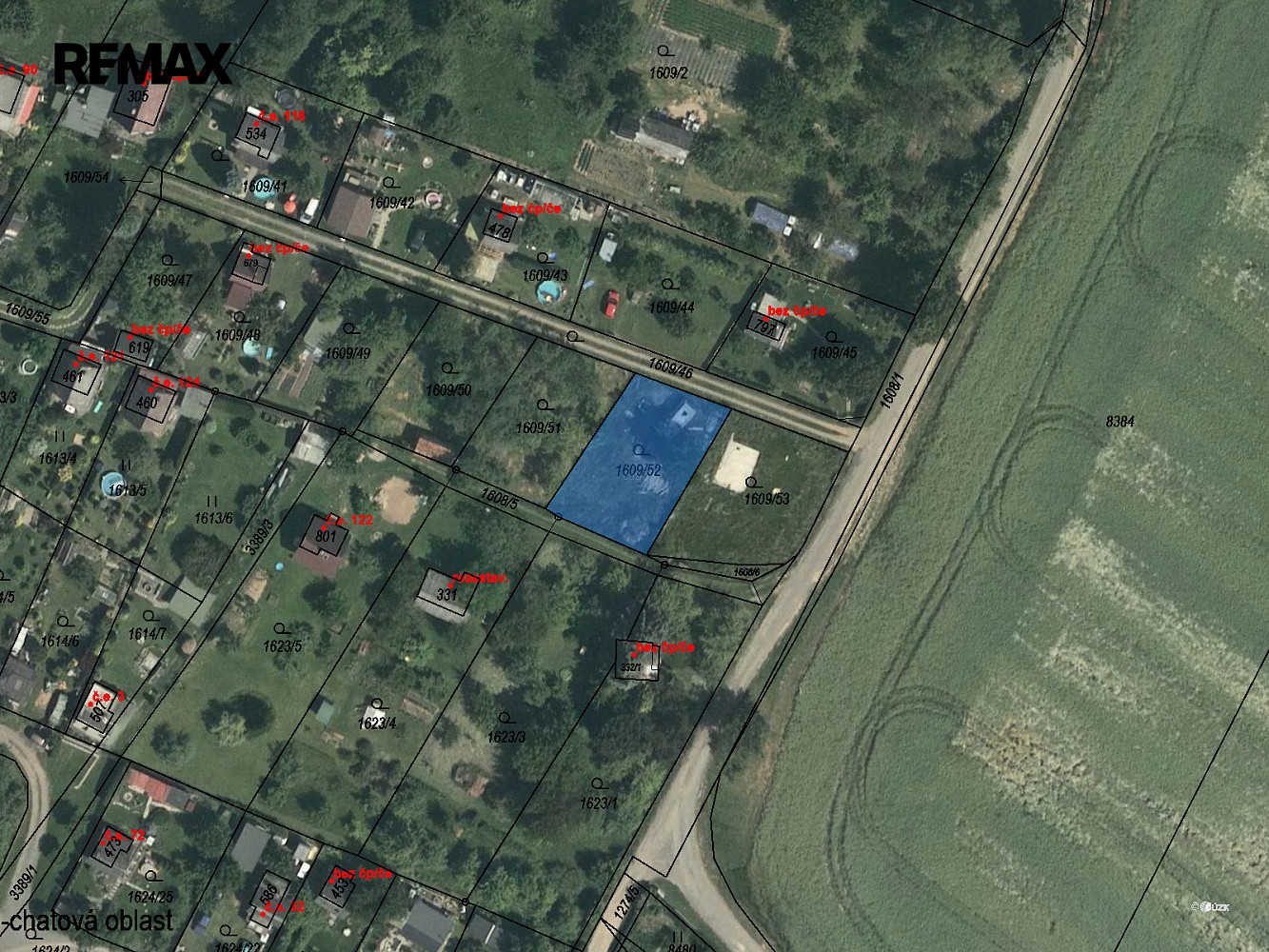 Prodej stavebního pozemku 404 m², Rudoltice