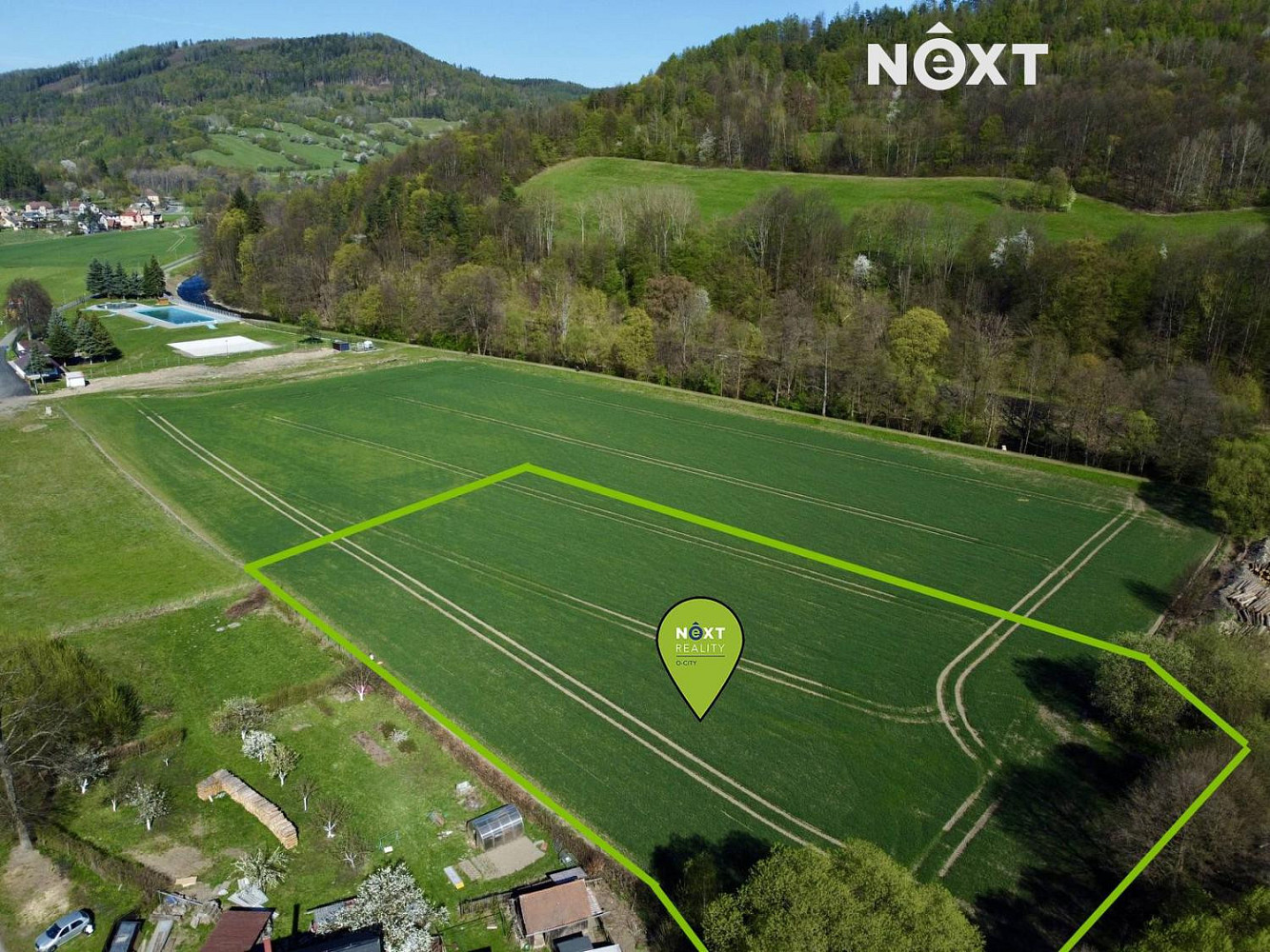 Prodej stavebního pozemku 5 000 m² – fotografie 3