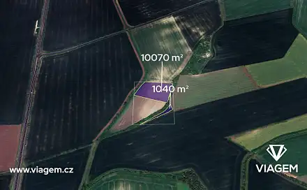Prodej pole 1 388 m², Bělušice, okres Most