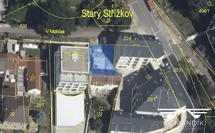 Prodej stavebního pozemku 167 m²