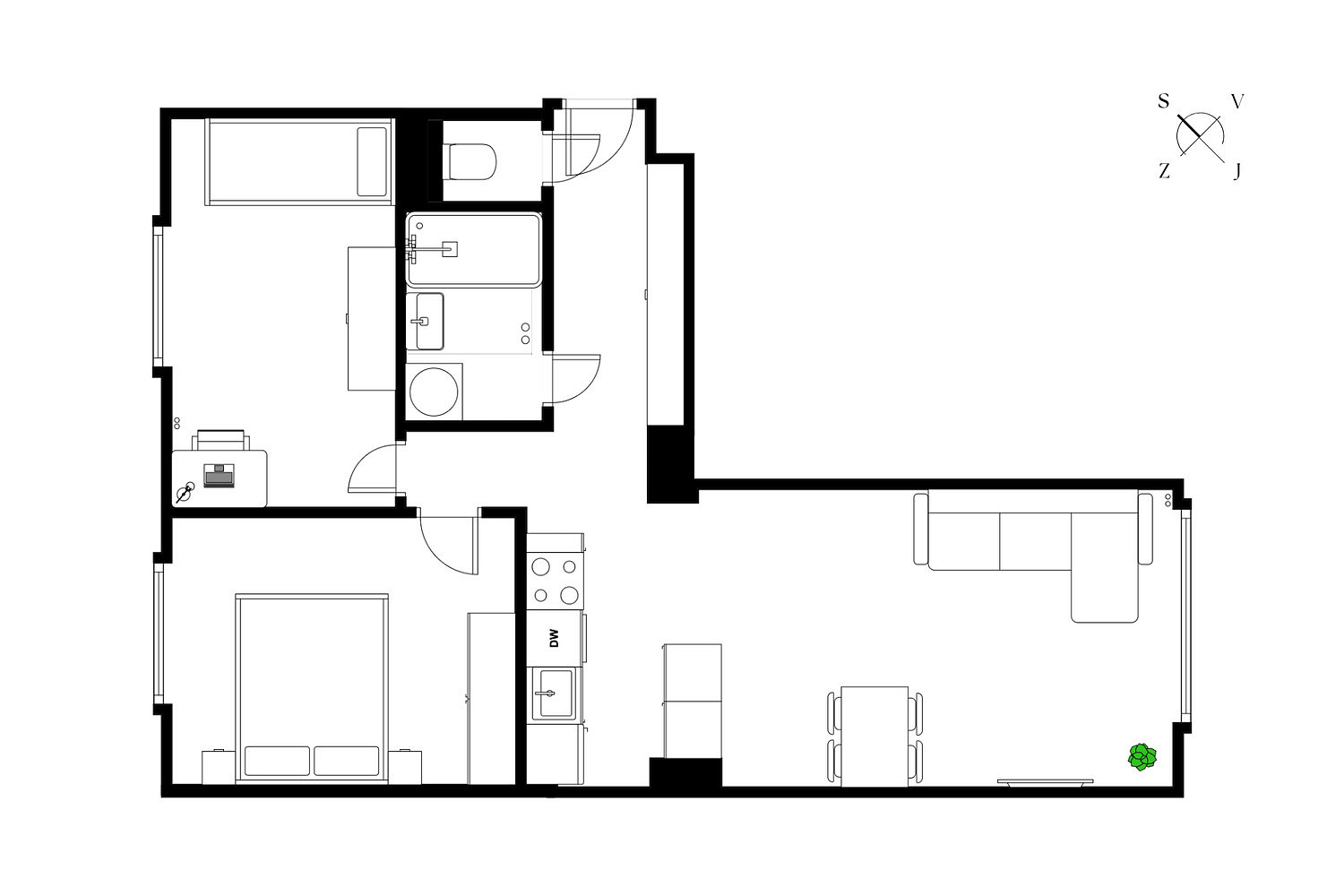Prodej bytu 3+kk 55 m² — photo 3