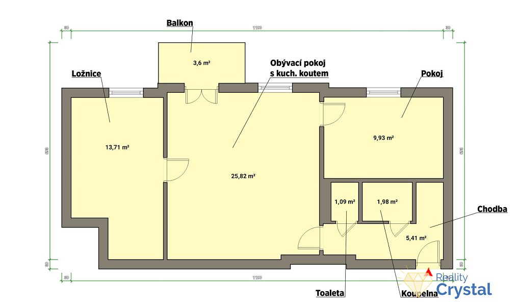 Prodej bytu 3+kk 66 m², Mariánské Lázně – náhled fotky 13