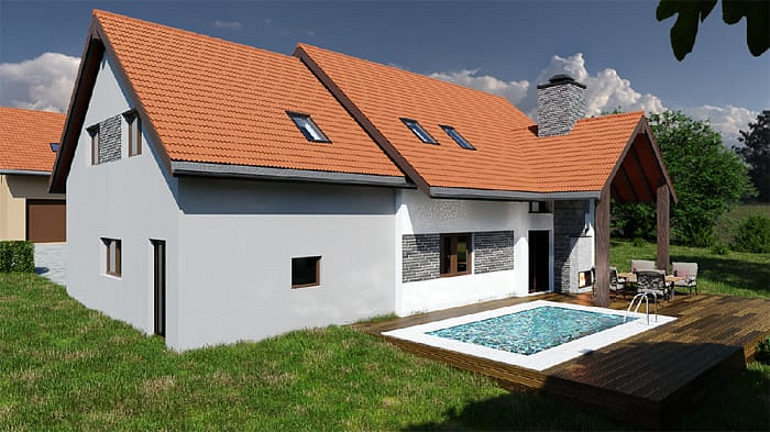 Prodej domu 246 m² s pozemkem 883 m² – pohled 3