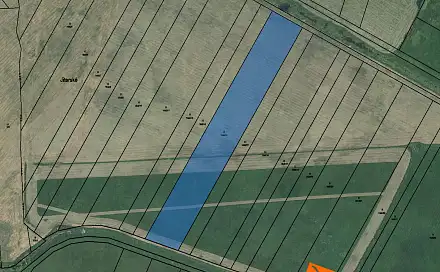 Prodej pozemku 874 m², Borkovice, okres Tábor