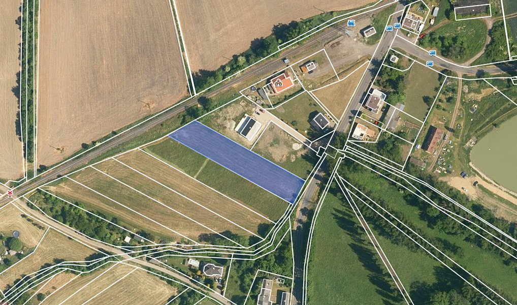 Prodej stavebního pozemku 2 612 m², Domousnice – náhled fotky 14