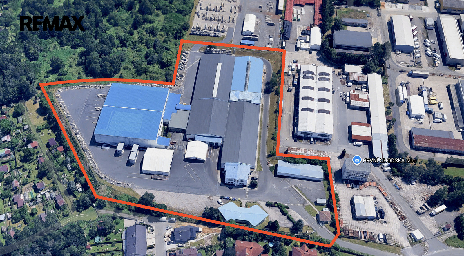 Prodej výrobních prostor 9 469 m²