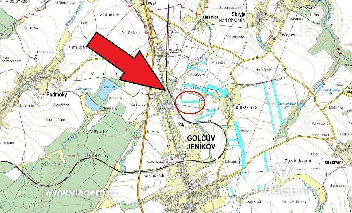 Prodej pole 2 868 m² – pohled 4