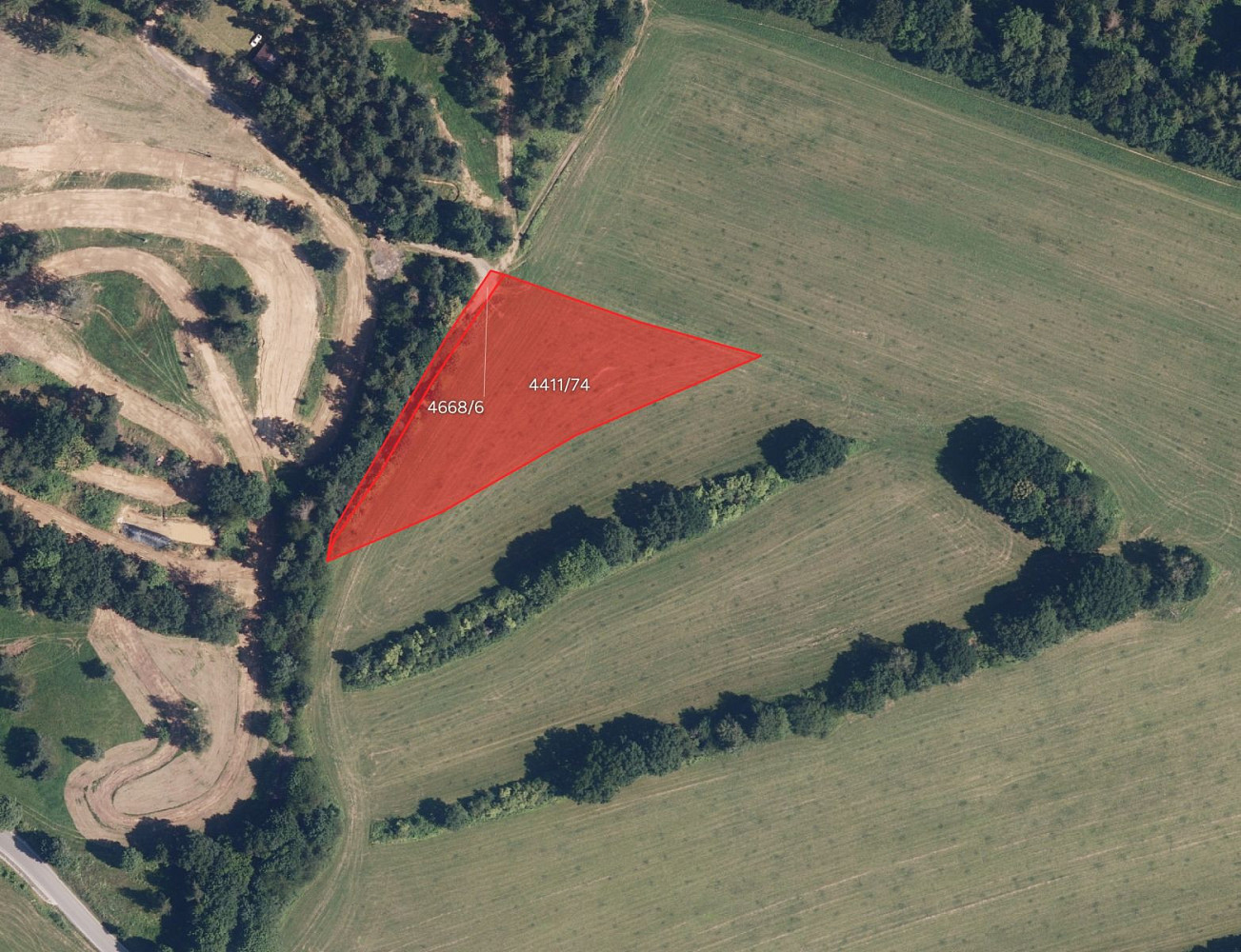 Prodej pole 5 433 m²