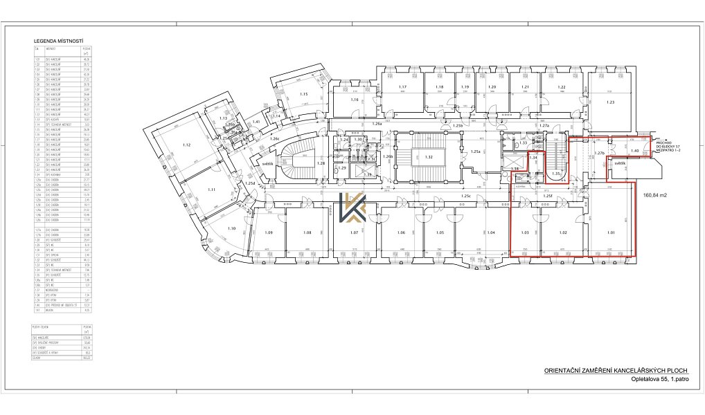 Pronájem kanceláře 160 m², Praha – náhled fotky 3