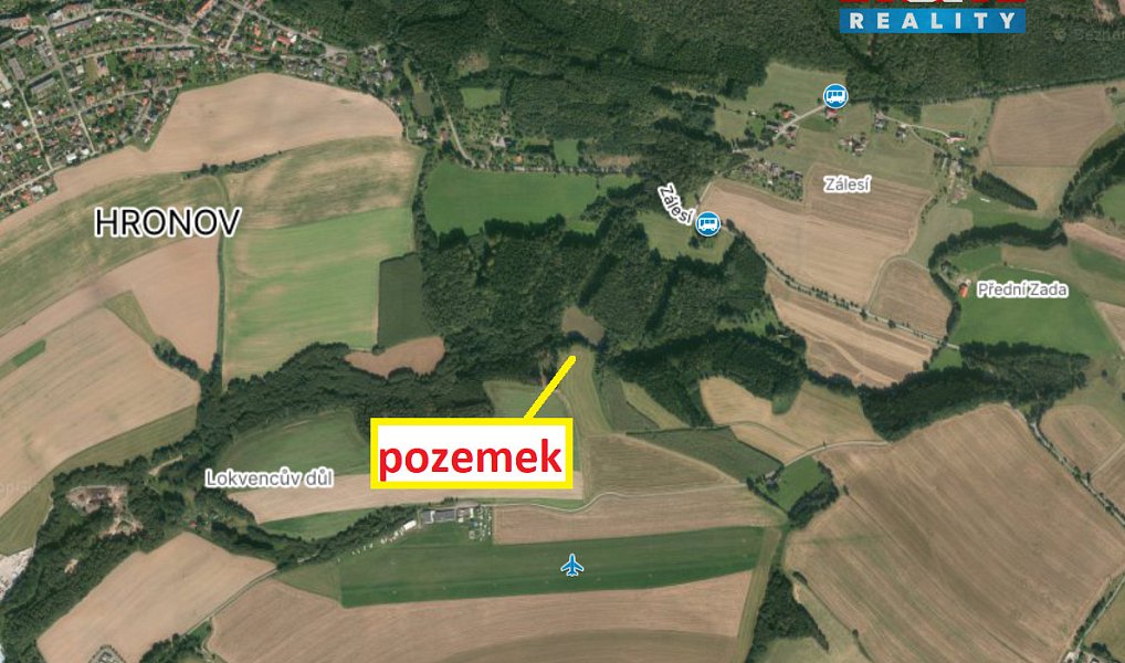 Prodej pole 14 799 m², Velké Poříčí – náhled fotky 2