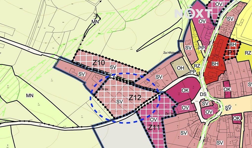 Prodej stavebního pozemku 1 344 m², Přídolí – náhled fotky 20