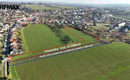 Prodej stavebního pozemku 11 021 m², Olomouc
