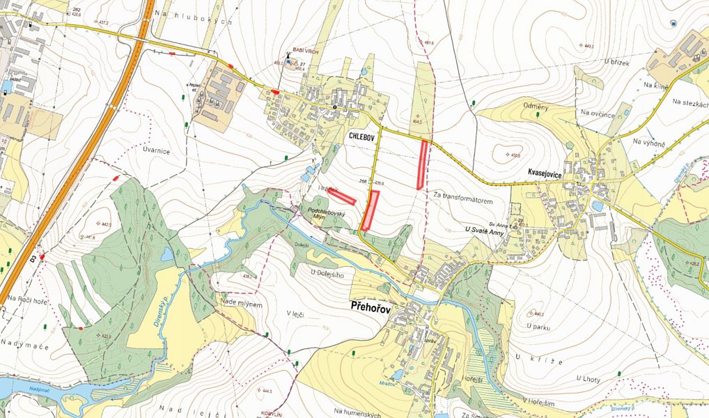 Prodej pole 12 047 m², Soběslav – náhled fotky 2