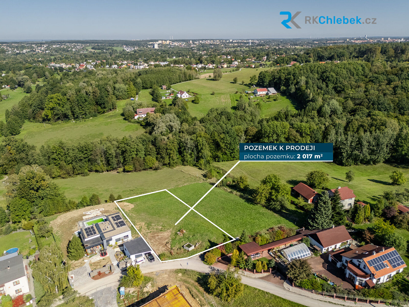 Prodej stavebního pozemku 2 017 m²