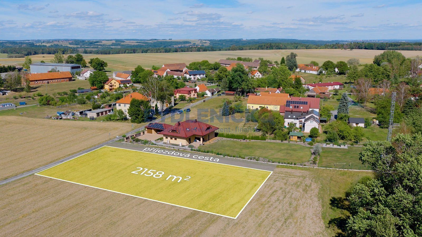 Prodej stavebního pozemku 2 158 m²