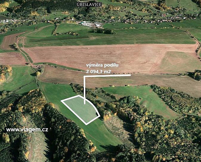 Prodej pole 2 094 m² – fotografie 2