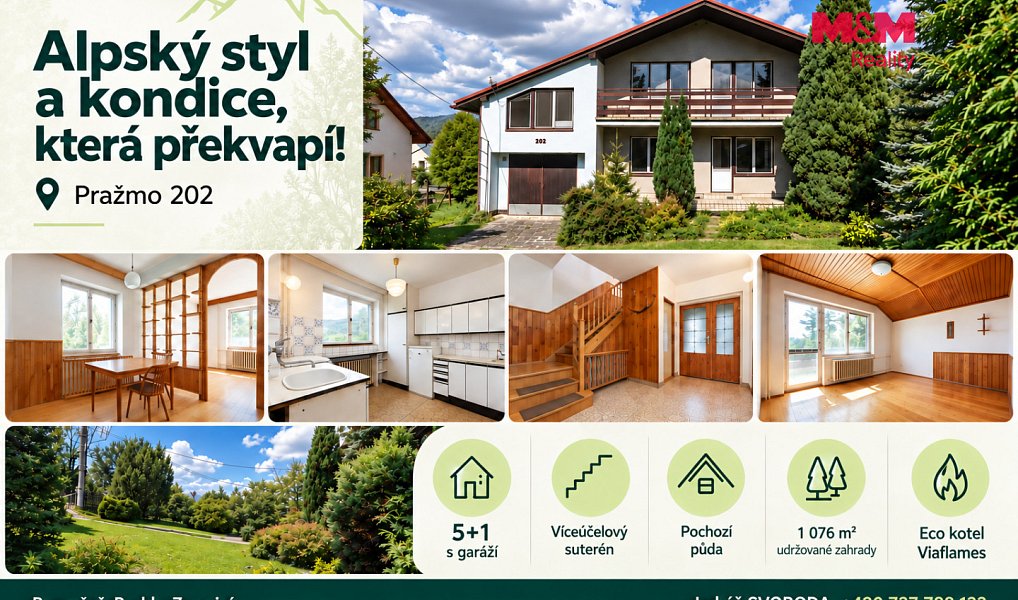 Prodej domu 160 m² s pozemkem 1 231 m², Pražmo – náhled fotky 5