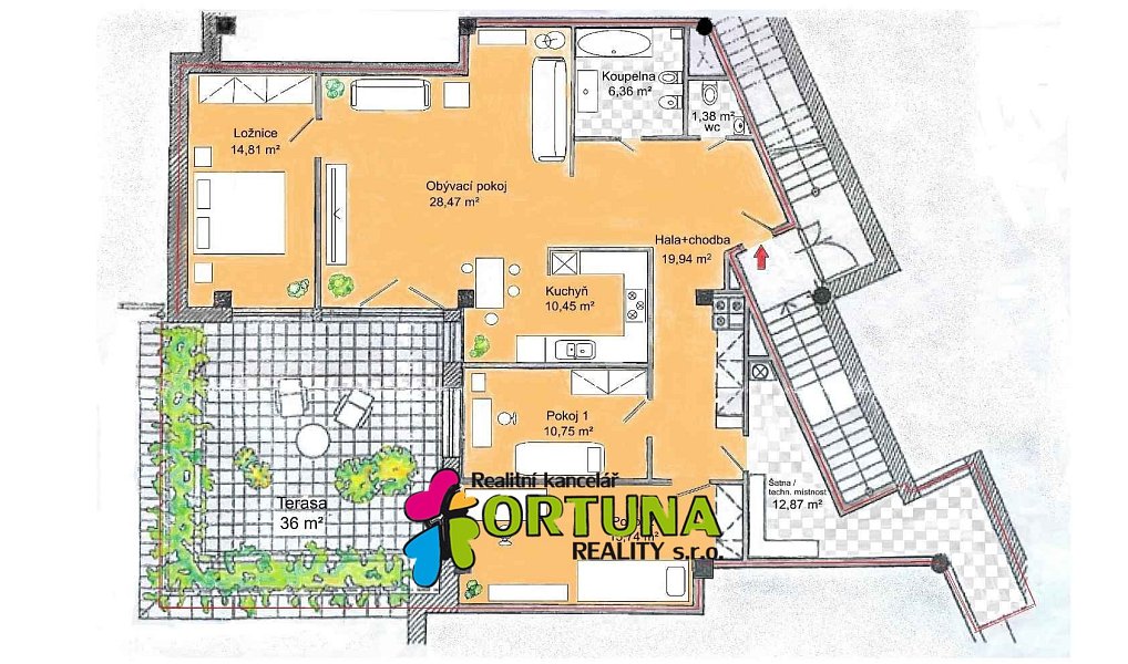 Prodej bytu 4+kk 186 m², České Budějovice – náhled fotky 21