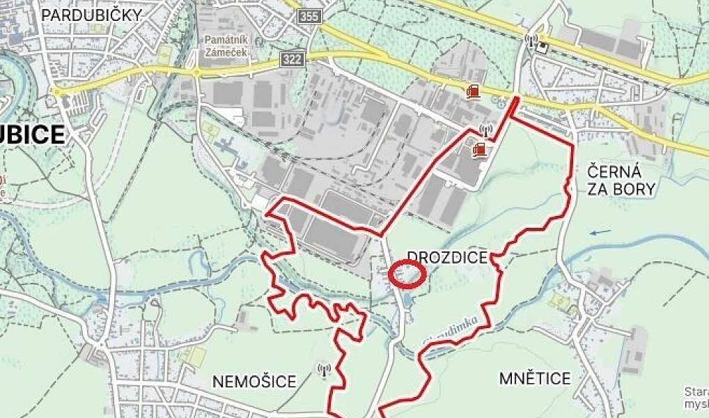 Prodej stavebního pozemku 404 m², Pardubice – náhled fotky 2