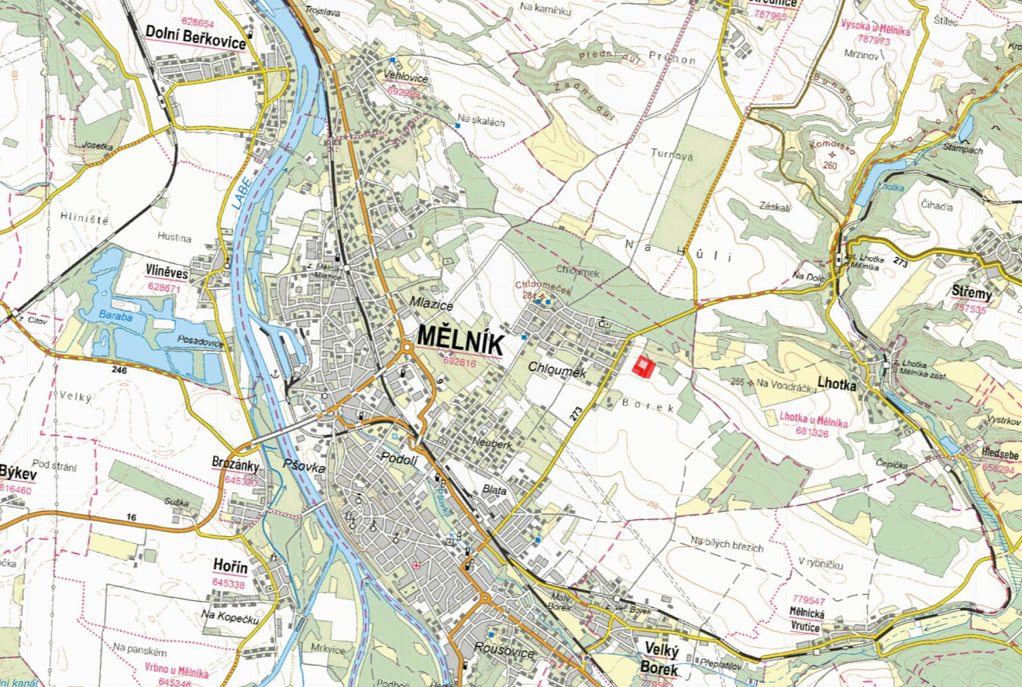Prodej pole 27 040 m² – pohled 2