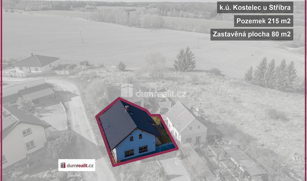 Prodej domu 80 m² s pozemkem 215 m², Kostelec – náhled fotky 3