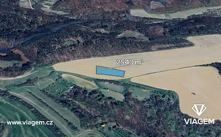 Prodej pole 847 m², Traplice, okres Uherské Hradiště