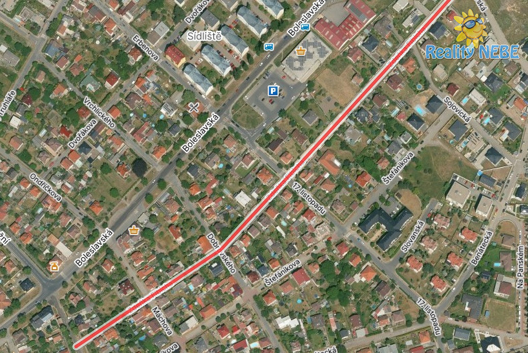 Prodej stavebního pozemku 524 m²