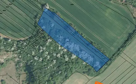 Prodej pole 2 942 m², Drysice, okres Vyškov