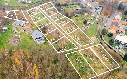 Prodej stavebního pozemku 532 m², Zabrušany - Želénky, okres Teplice