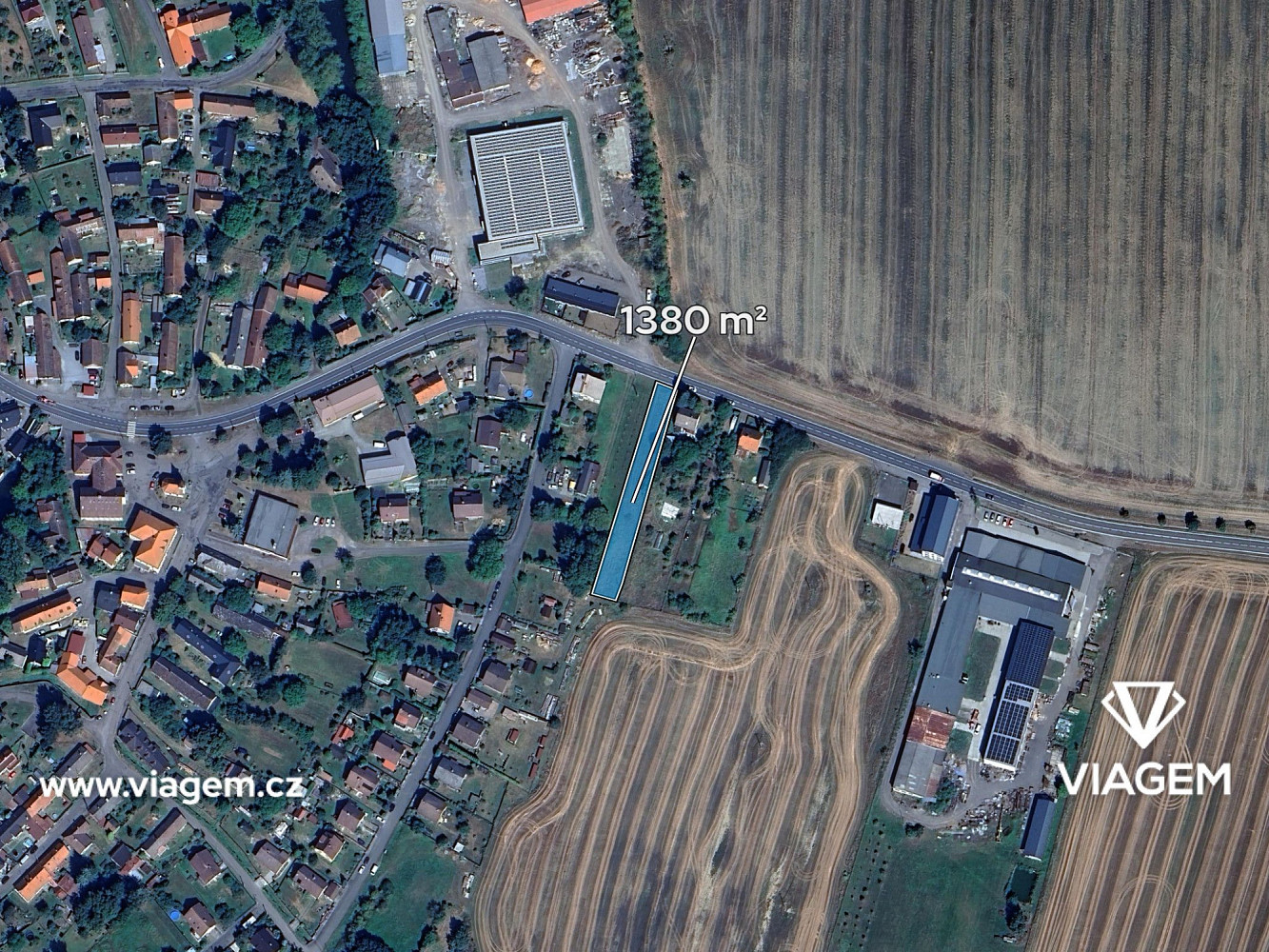 Prodej stavebního pozemku 1 380 m² – fotografie 2