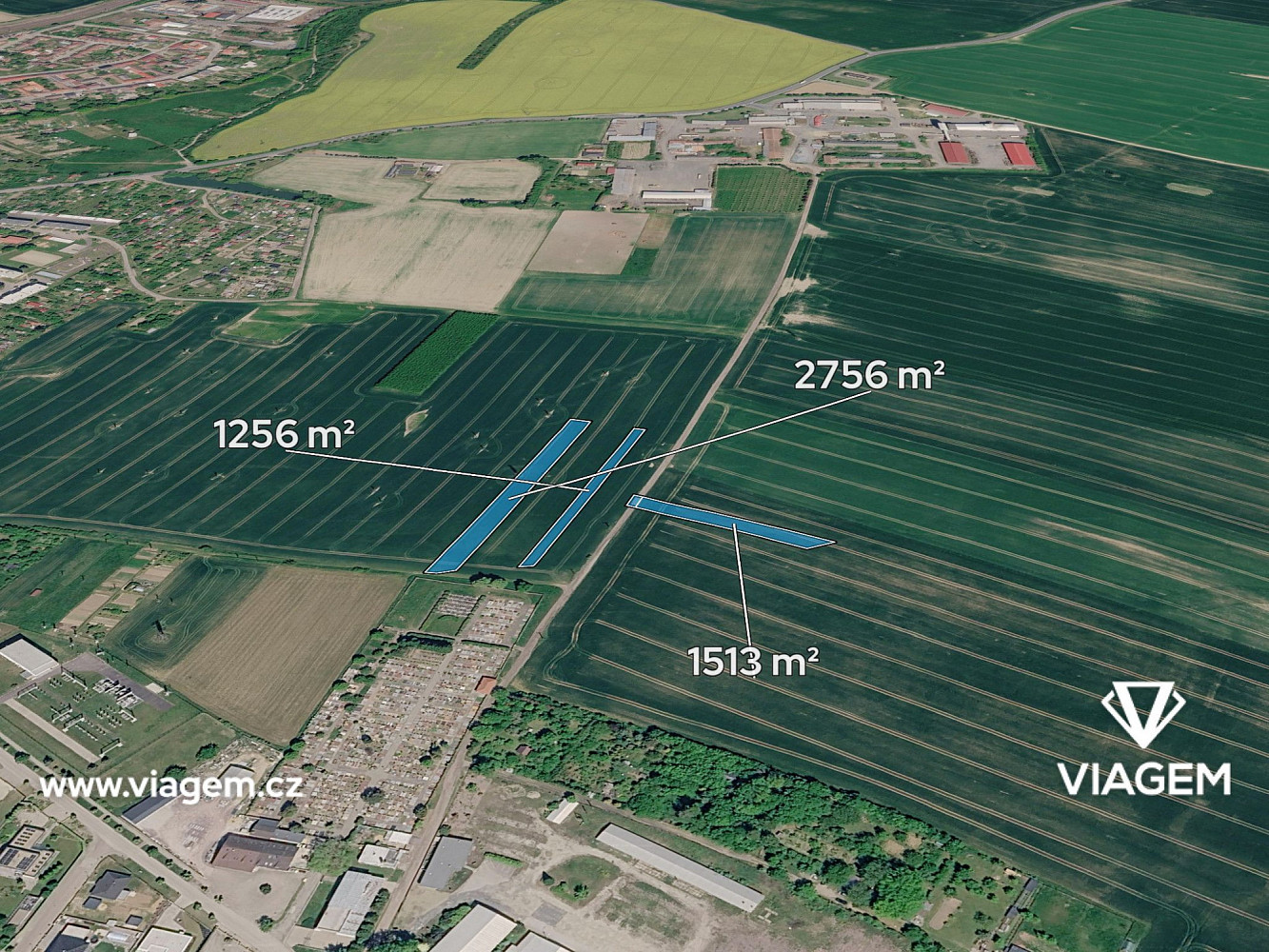 Prodej pole 1 482 m²