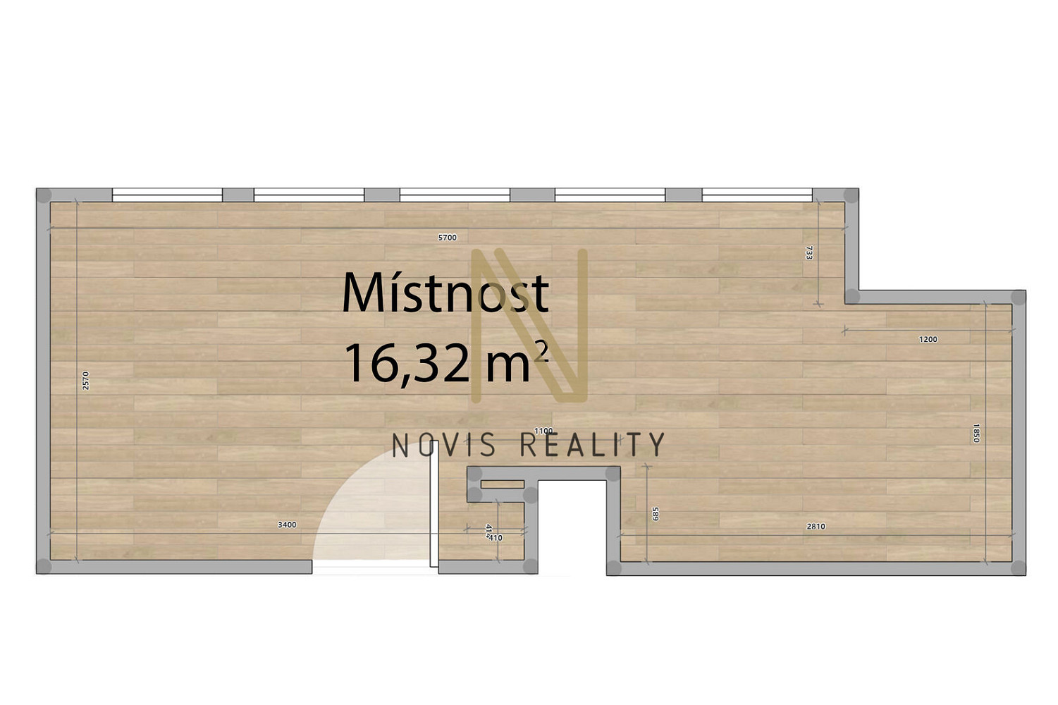 Pronájem kanceláře 16 m² – fotografie 4