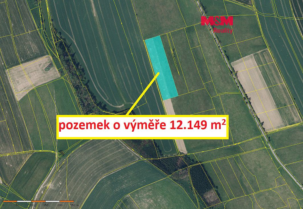 Prodej pole 12 149 m²