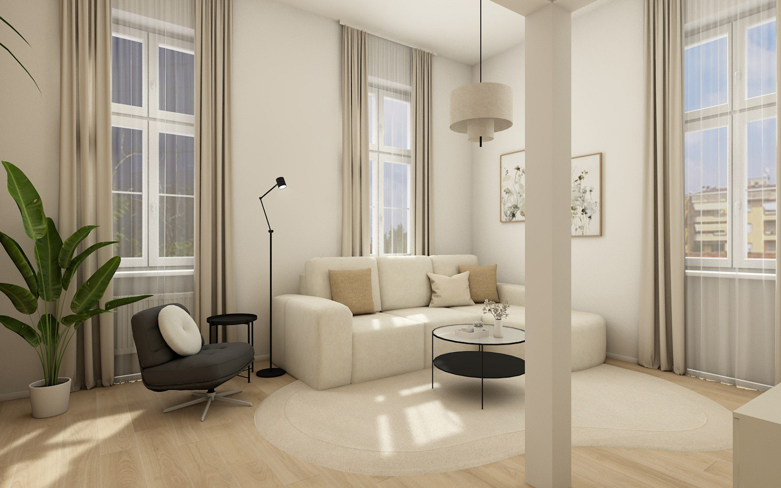 Prodej bytu 2+kk 62 m² – pohled 3