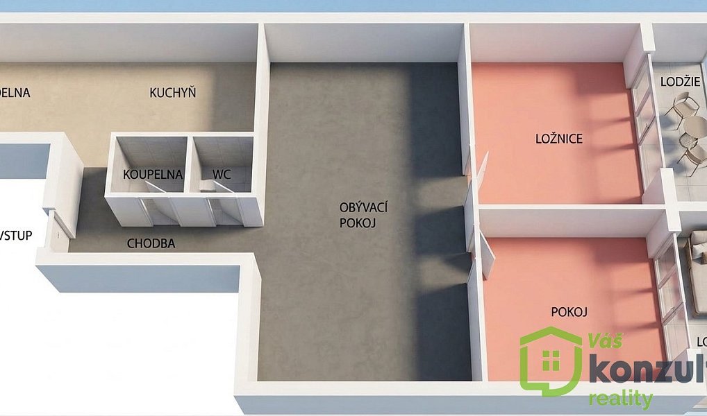 Pronájem bytu 3+1 65 m², Ostrava – náhled fotky 18