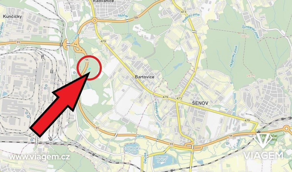 Prodej pole 1 666 m², Ostrava – náhled fotky 2