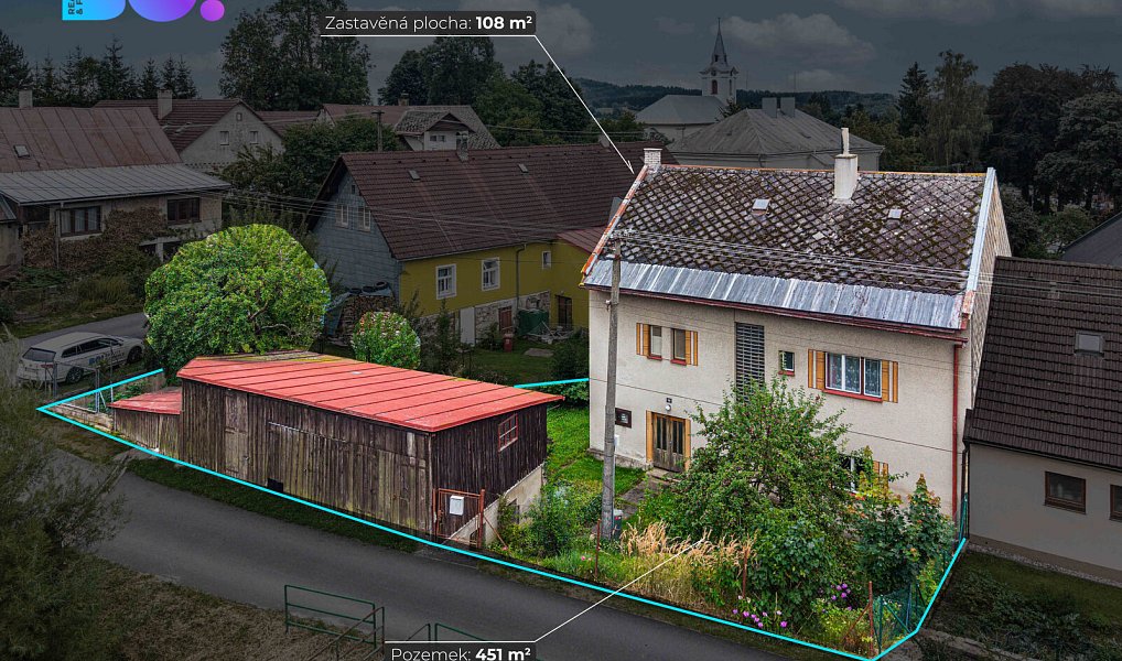 Prodej domu 219 m² s pozemkem 451 m², Sněžné – náhled fotky 2