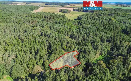 Prodej stavebního pozemku 1 051 m², Kladruby - Brod u Stříbra, okres Tachov
